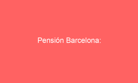 Pensión Barcelona: